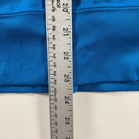 Nike Livestrong Jacket Women's Large Track Running Full Zip Blue Yellow Striped - Picture 6 of 6